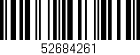 Código de barras (EAN, GTIN, SKU, ISBN): '52684261'