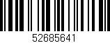 Código de barras (EAN, GTIN, SKU, ISBN): '52685641'