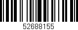 Código de barras (EAN, GTIN, SKU, ISBN): '52688155'