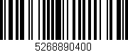 Código de barras (EAN, GTIN, SKU, ISBN): '5268890400'