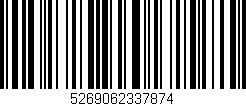 Código de barras (EAN, GTIN, SKU, ISBN): '5269062337874'