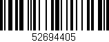Código de barras (EAN, GTIN, SKU, ISBN): '52694405'