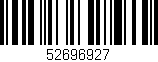 Código de barras (EAN, GTIN, SKU, ISBN): '52696927'