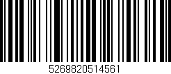 Código de barras (EAN, GTIN, SKU, ISBN): '5269820514561'
