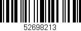 Código de barras (EAN, GTIN, SKU, ISBN): '52698213'