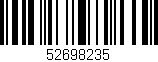 Código de barras (EAN, GTIN, SKU, ISBN): '52698235'
