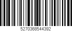 Código de barras (EAN, GTIN, SKU, ISBN): '5270368544392'