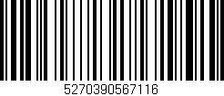 Código de barras (EAN, GTIN, SKU, ISBN): '5270390567116'