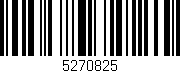 Código de barras (EAN, GTIN, SKU, ISBN): '5270825'