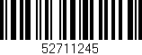 Código de barras (EAN, GTIN, SKU, ISBN): '52711245'