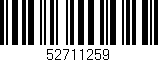 Código de barras (EAN, GTIN, SKU, ISBN): '52711259'