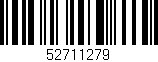 Código de barras (EAN, GTIN, SKU, ISBN): '52711279'