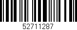 Código de barras (EAN, GTIN, SKU, ISBN): '52711287'
