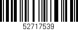 Código de barras (EAN, GTIN, SKU, ISBN): '52717539'