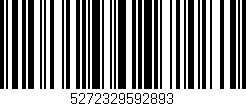 Código de barras (EAN, GTIN, SKU, ISBN): '5272329592893'