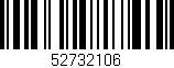 Código de barras (EAN, GTIN, SKU, ISBN): '52732106'