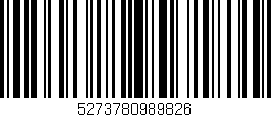 Código de barras (EAN, GTIN, SKU, ISBN): '5273780989826'