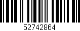 Código de barras (EAN, GTIN, SKU, ISBN): '52742864'