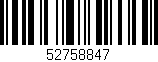 Código de barras (EAN, GTIN, SKU, ISBN): '52758847'