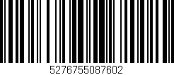 Código de barras (EAN, GTIN, SKU, ISBN): '5276755087602'