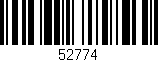 Código de barras (EAN, GTIN, SKU, ISBN): '52774'