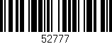 Código de barras (EAN, GTIN, SKU, ISBN): '52777'