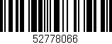 Código de barras (EAN, GTIN, SKU, ISBN): '52778066'