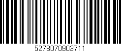 Código de barras (EAN, GTIN, SKU, ISBN): '5278070903711'