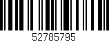 Código de barras (EAN, GTIN, SKU, ISBN): '52785795'