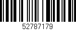 Código de barras (EAN, GTIN, SKU, ISBN): '52787179'