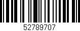Código de barras (EAN, GTIN, SKU, ISBN): '52789707'
