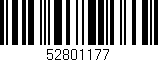 Código de barras (EAN, GTIN, SKU, ISBN): '52801177'