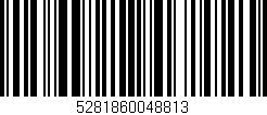 Código de barras (EAN, GTIN, SKU, ISBN): '5281860048813'
