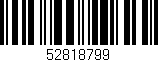 Código de barras (EAN, GTIN, SKU, ISBN): '52818799'