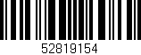 Código de barras (EAN, GTIN, SKU, ISBN): '52819154'
