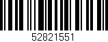 Código de barras (EAN, GTIN, SKU, ISBN): '52821551'