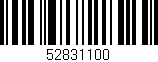 Código de barras (EAN, GTIN, SKU, ISBN): '52831100'