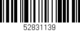 Código de barras (EAN, GTIN, SKU, ISBN): '52831139'