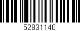 Código de barras (EAN, GTIN, SKU, ISBN): '52831140'