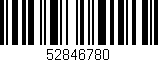 Código de barras (EAN, GTIN, SKU, ISBN): '52846780'