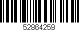 Código de barras (EAN, GTIN, SKU, ISBN): '52864259'