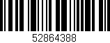 Código de barras (EAN, GTIN, SKU, ISBN): '52864388'