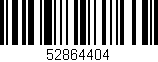 Código de barras (EAN, GTIN, SKU, ISBN): '52864404'