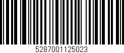 Código de barras (EAN, GTIN, SKU, ISBN): '5287001125023'