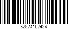 Código de barras (EAN, GTIN, SKU, ISBN): '52874102434'