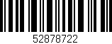 Código de barras (EAN, GTIN, SKU, ISBN): '52878722'