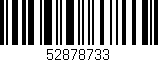 Código de barras (EAN, GTIN, SKU, ISBN): '52878733'