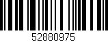 Código de barras (EAN, GTIN, SKU, ISBN): '52880975'