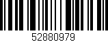 Código de barras (EAN, GTIN, SKU, ISBN): '52880979'