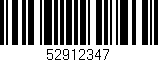 Código de barras (EAN, GTIN, SKU, ISBN): '52912347'